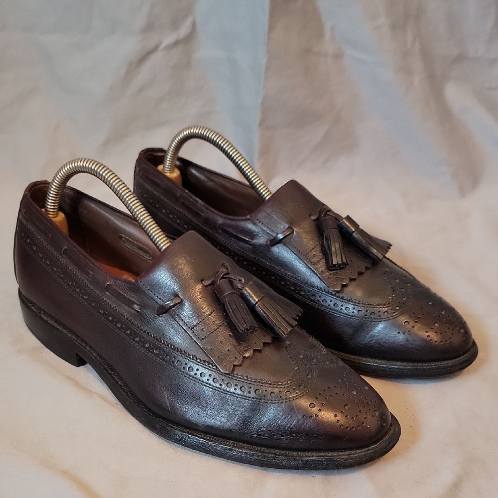 Allen Edmonds Black Leather Loafers Slip-Ons